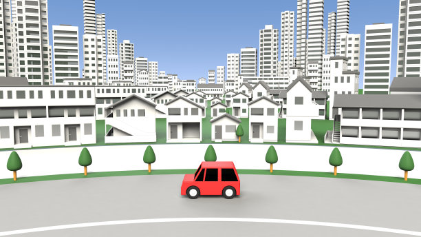 汽车在城市图片下载