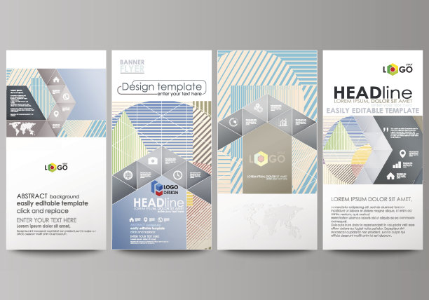 传单，现代横幅。业务模板。封面模板，易于编辑的抽象矢量布局。极简的设计与线条，几何形状形成美丽的背景图片下载