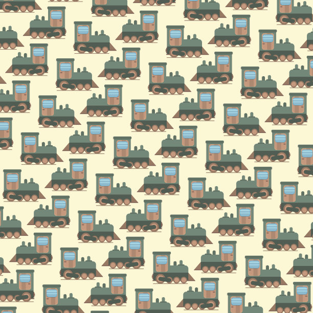 有趣的卡通玩具火车图片下载