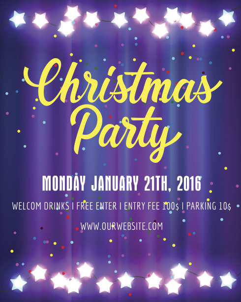 圣诞晚会字体图片下载