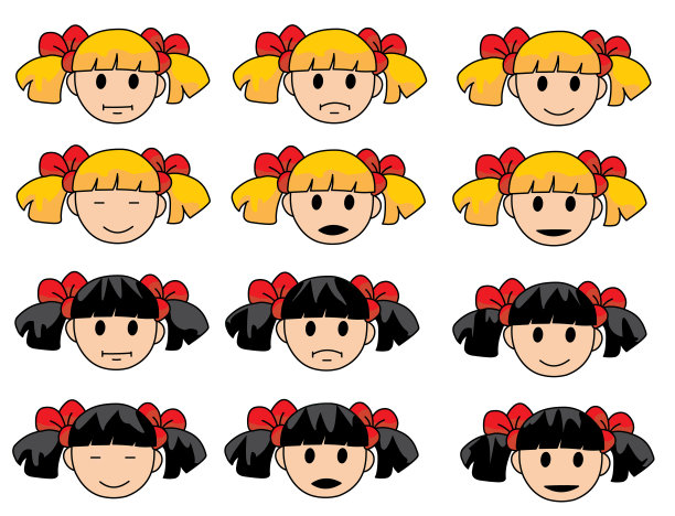 画小女孩图片下载