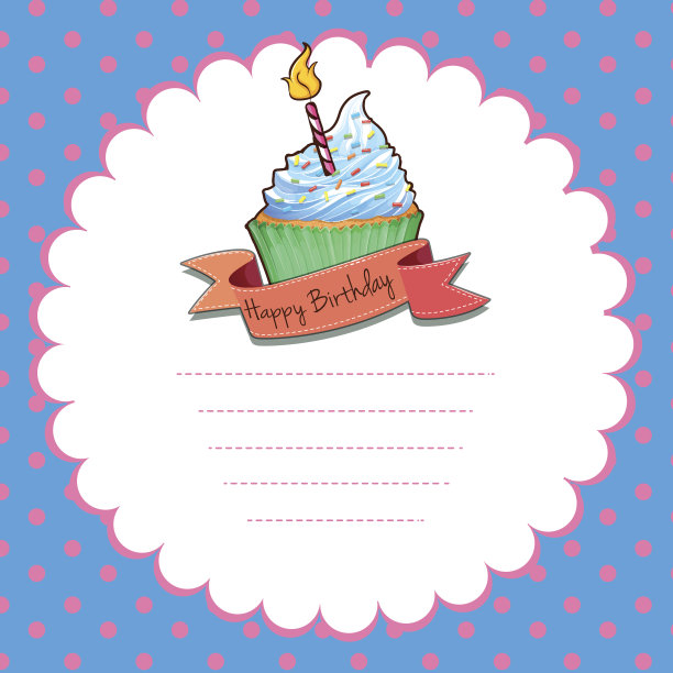 横幅设计生日快乐的主题图片下载