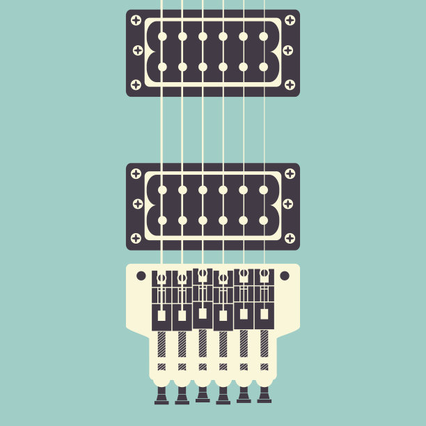 电吉他，特写图片下载