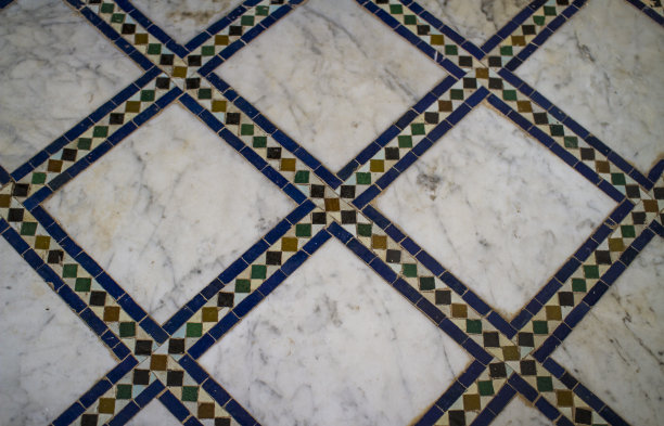 摩洛哥镶嵌地板图片下载