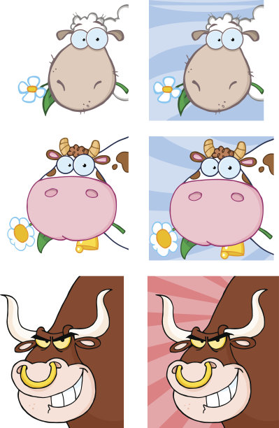 动物头的收集图片下载