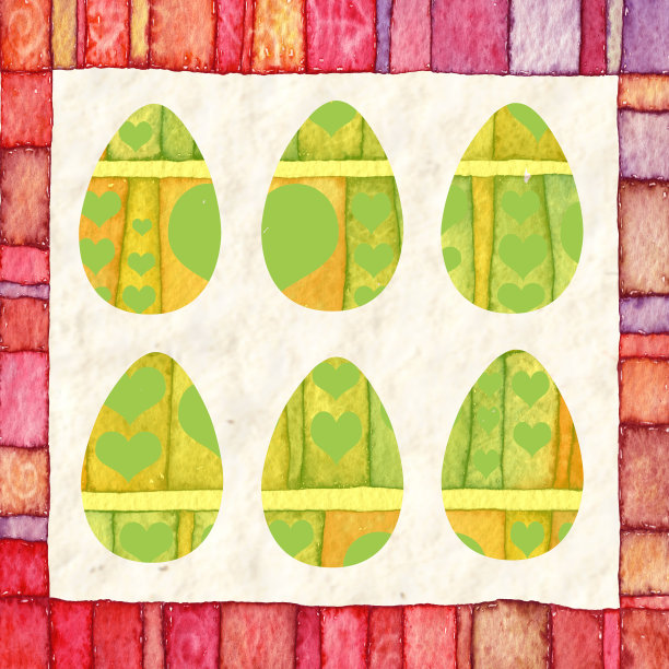 复活节彩蛋背景图片下载