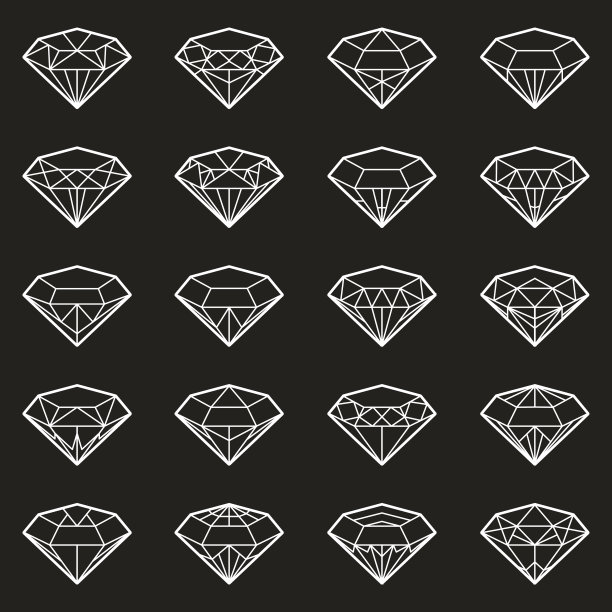 大量的钻石版本图片下载