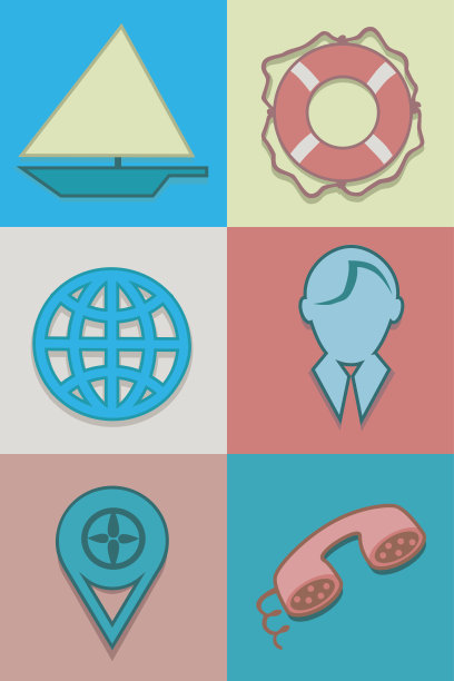 可爱的手绘图标图片下载