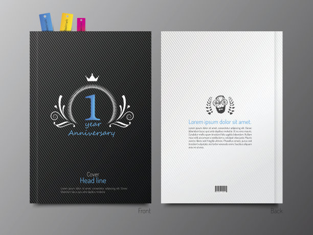 书籍封面模板设计图片下载