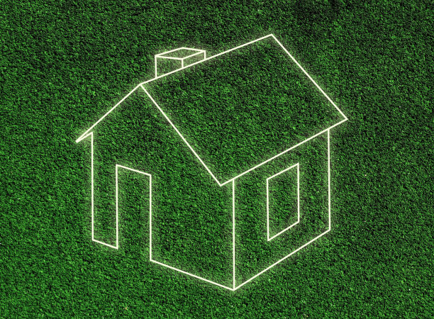 房子在绿色图片下载