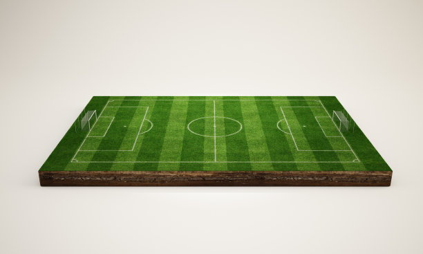 足球场上的3 d图片下载