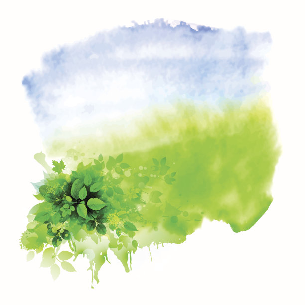 绿鲜抽象景观图片下载