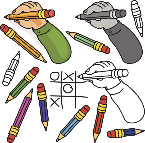 人手的笔迹图片下载