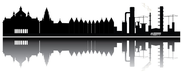 安特卫普的天际线图片下载