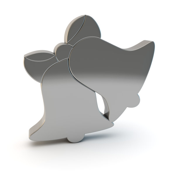 3d圣诞钟声象征图片下载