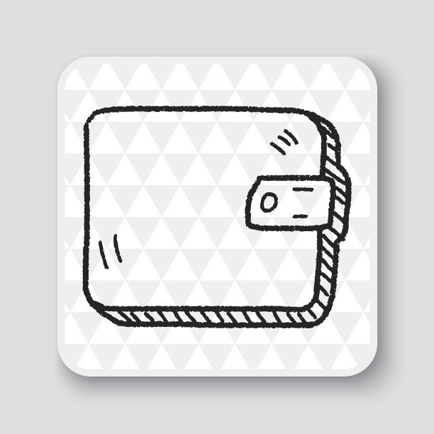 钱包涂鸦画图片下载