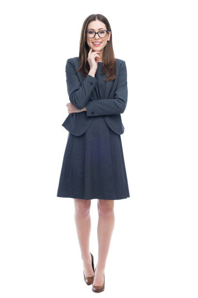 丰满的年轻女商人图片下载