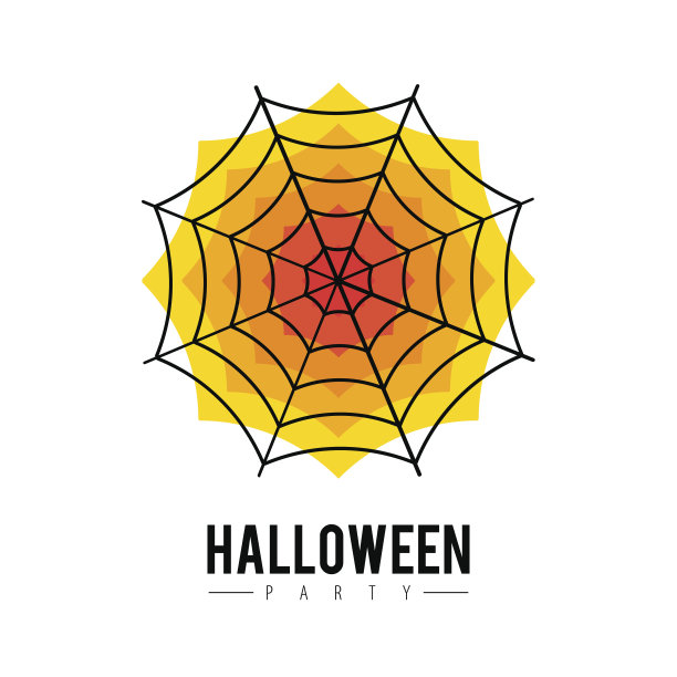 设计插图概念象征万圣节。网络。图片下载