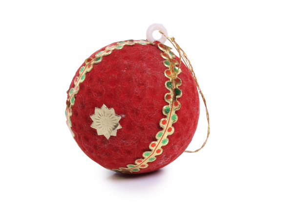 圣诞红球图片下载