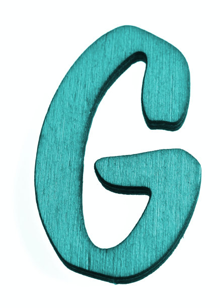 蓝色字母G图片下载