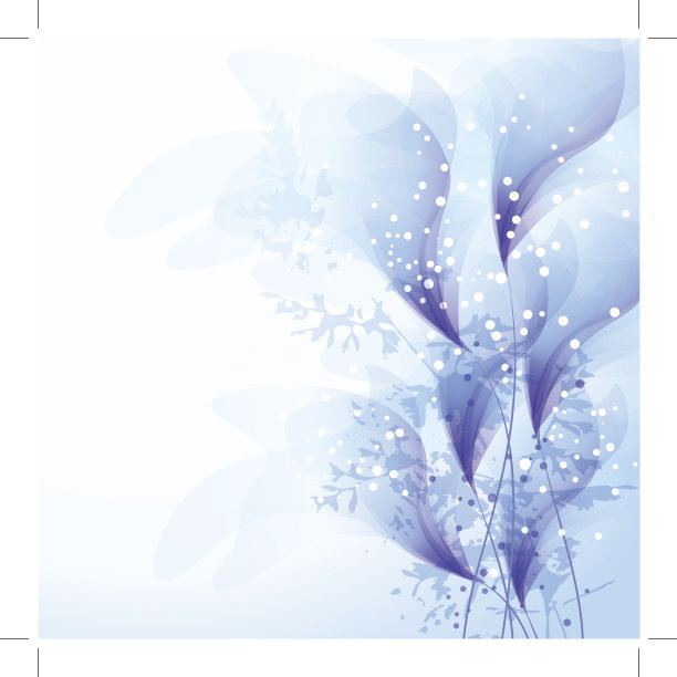 矢量背景与柔和的花图片下载