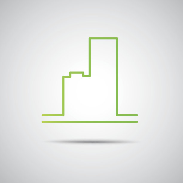 生态城市房地产的标志。矢量设计图片下载