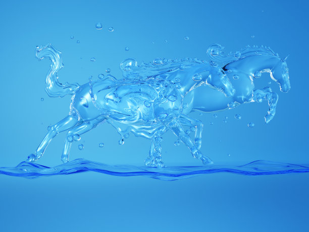 水溅，马在水溅图片下载