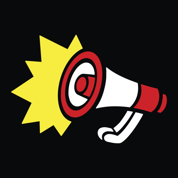 扩音器扩音器通告警报图片下载