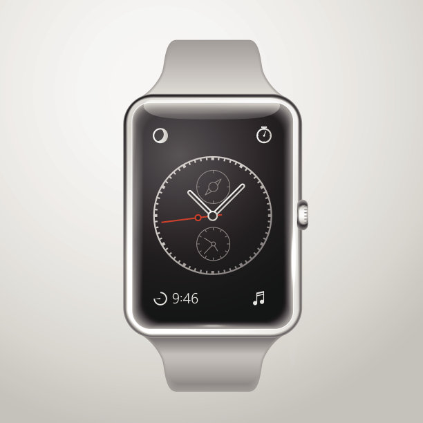 现代电子表模板。将内容放到屏幕中图片下载