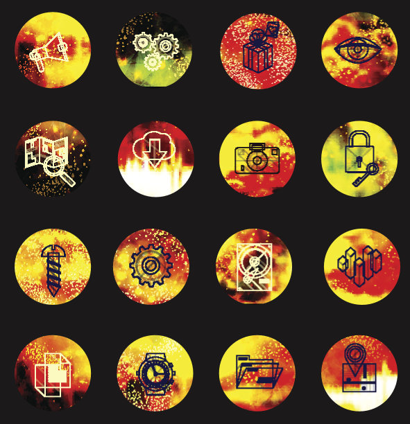 通用的现代图标web和移动应用程序图片下载