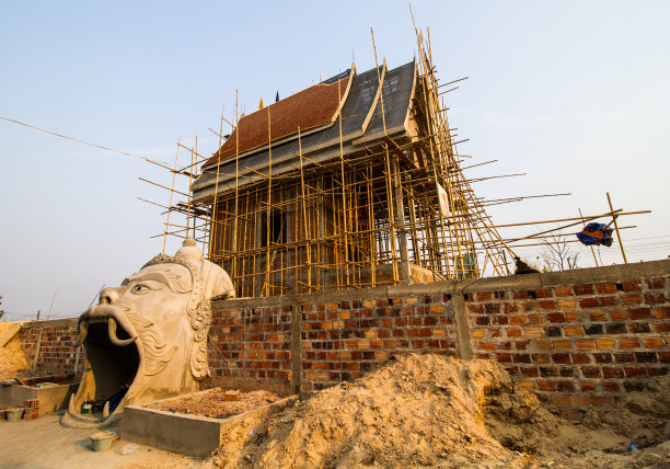 佛寺建设图片下载