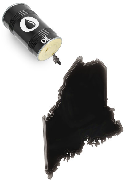 缅因州形状光滑溢油(系列)图片下载