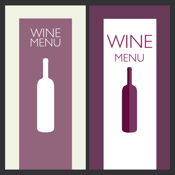 矢量葡萄酒设计模板图片下载