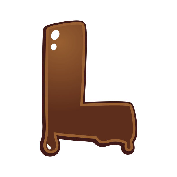 巧克力融化字体图片下载