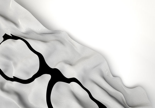 眼镜符号角旗图片下载