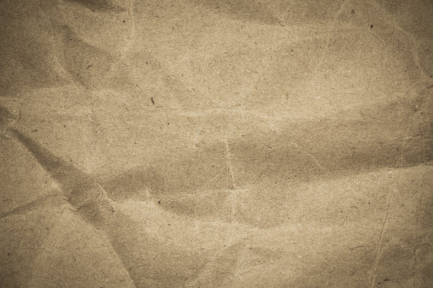 牛皮纸皱巴巴的纹理背景。图片下载