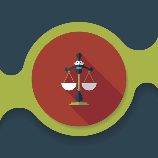 平衡长阴影的平面图标，eps10图片下载