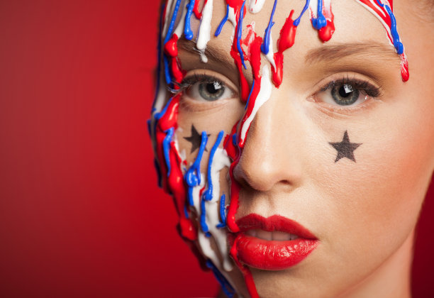 脸部的身体艺术图片下载