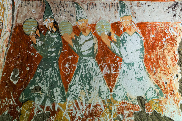 岩洞修道院岩雕教堂图片下载