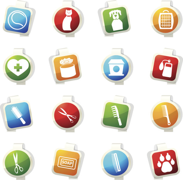 宠物商品图标集图片下载