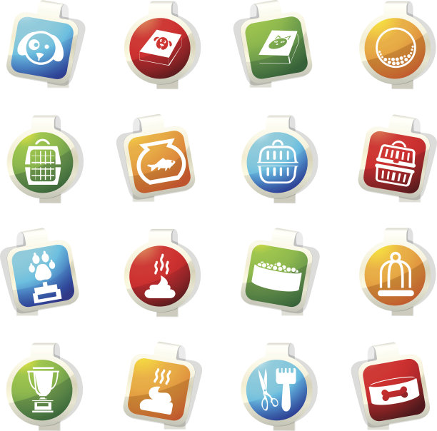 宠物商品图标集图片下载