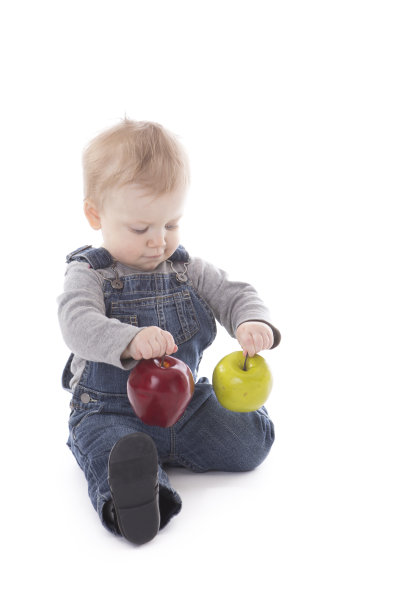 穿着工作服的女婴图片下载