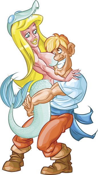 美人鱼捕捉图片下载