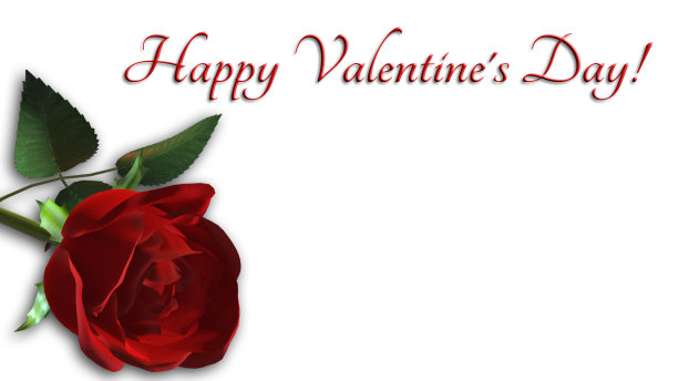 情人节红玫瑰贺卡图片下载