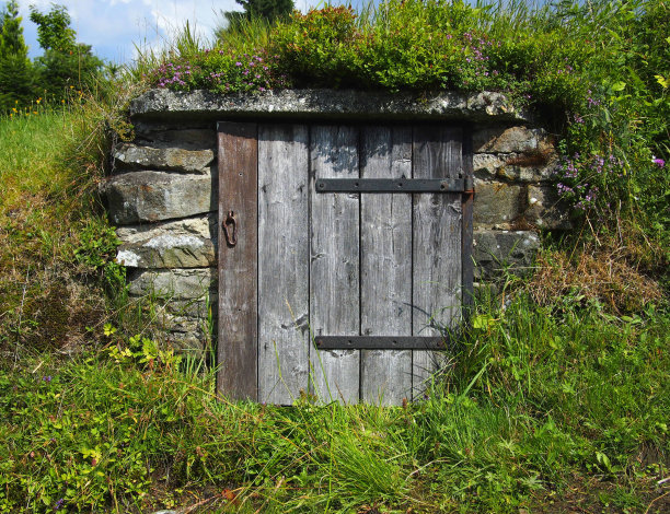 老木门到山泉图片下载