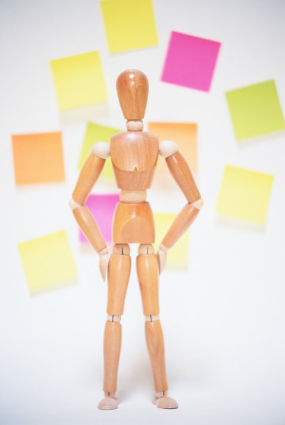 人体模型和便利贴图片下载