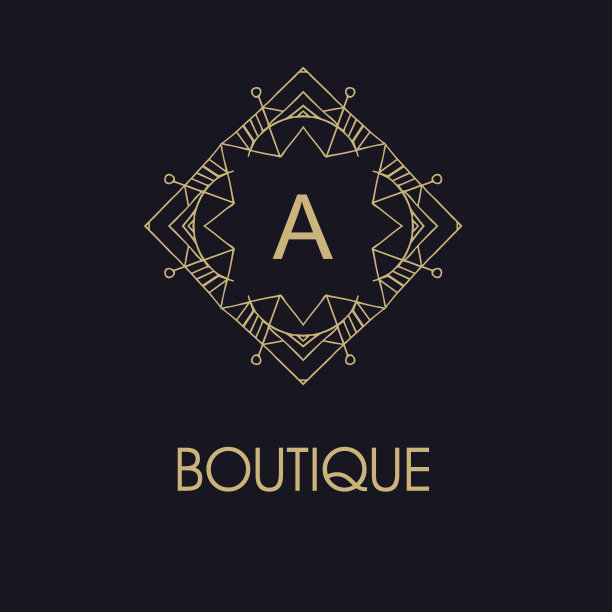 优雅字母组合设计合集。矢量素材。图片下载