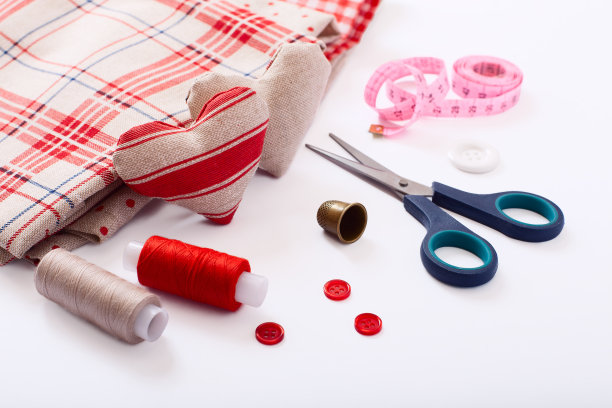 用于刺绣的织物装饰和配件图片下载