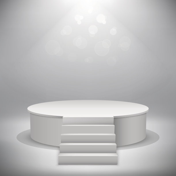 白色的讲台图片下载