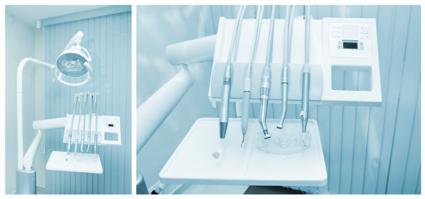 牙科诊所的牙医工具图片下载